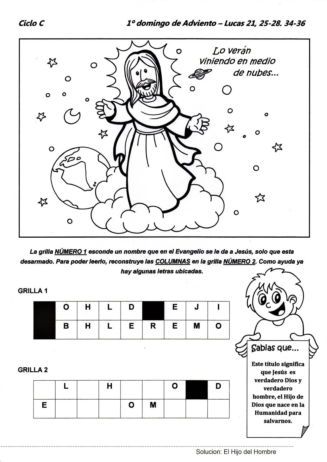 Actividades para niños cristianos - Imagui