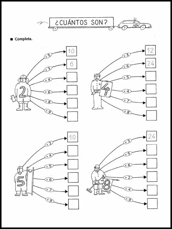 Multiplicaciones para imprimir - Imagui