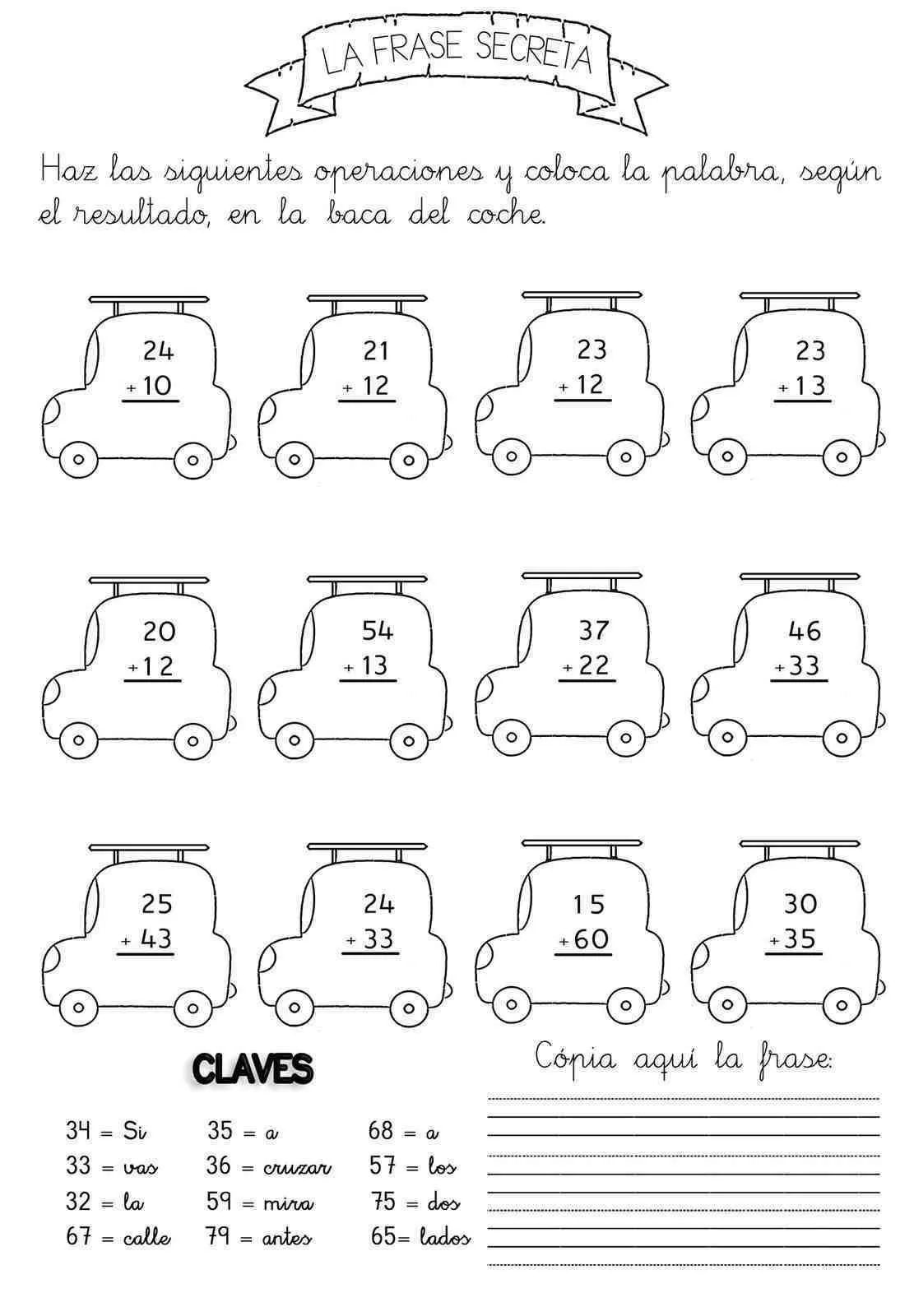Actividades para niños preescolar, primaria e inicial. Fichas con ...