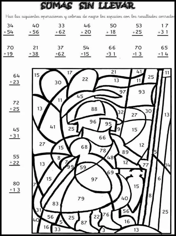 Actividades para niños preescolar, primaria e inicial. Sumas ...
