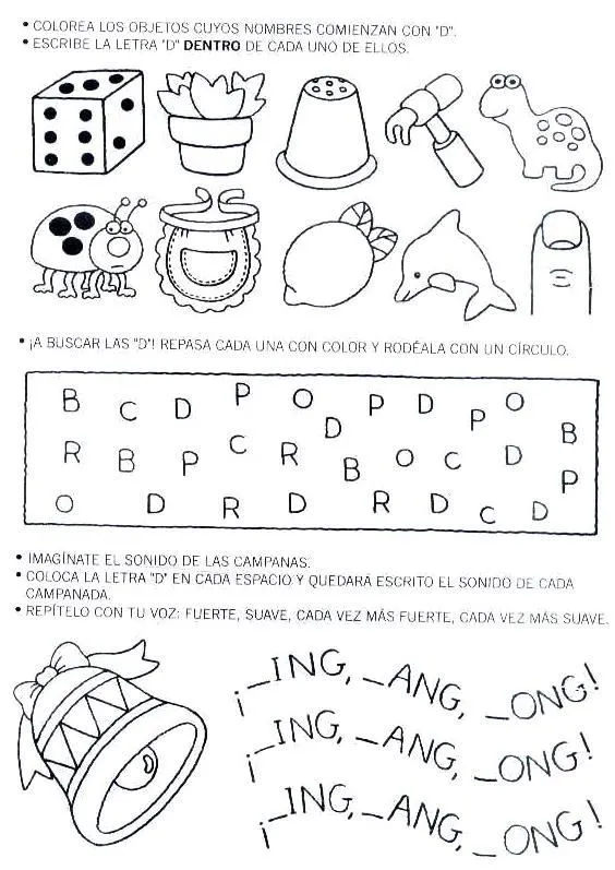 Actividades para preescolar letras - Imagui Actividades para preescolar letras - Imagui