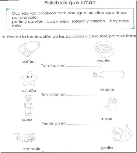 Actividades 1 grado primaria - Imagui