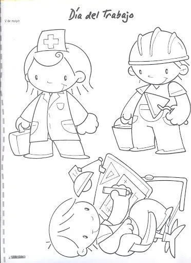 TE CUENTO UN CUENTO: "Día del Trabajo" Dibujos para colorear TE CUENTO UN CUENTO: "Día del Trabajo" Dibujos para colorear