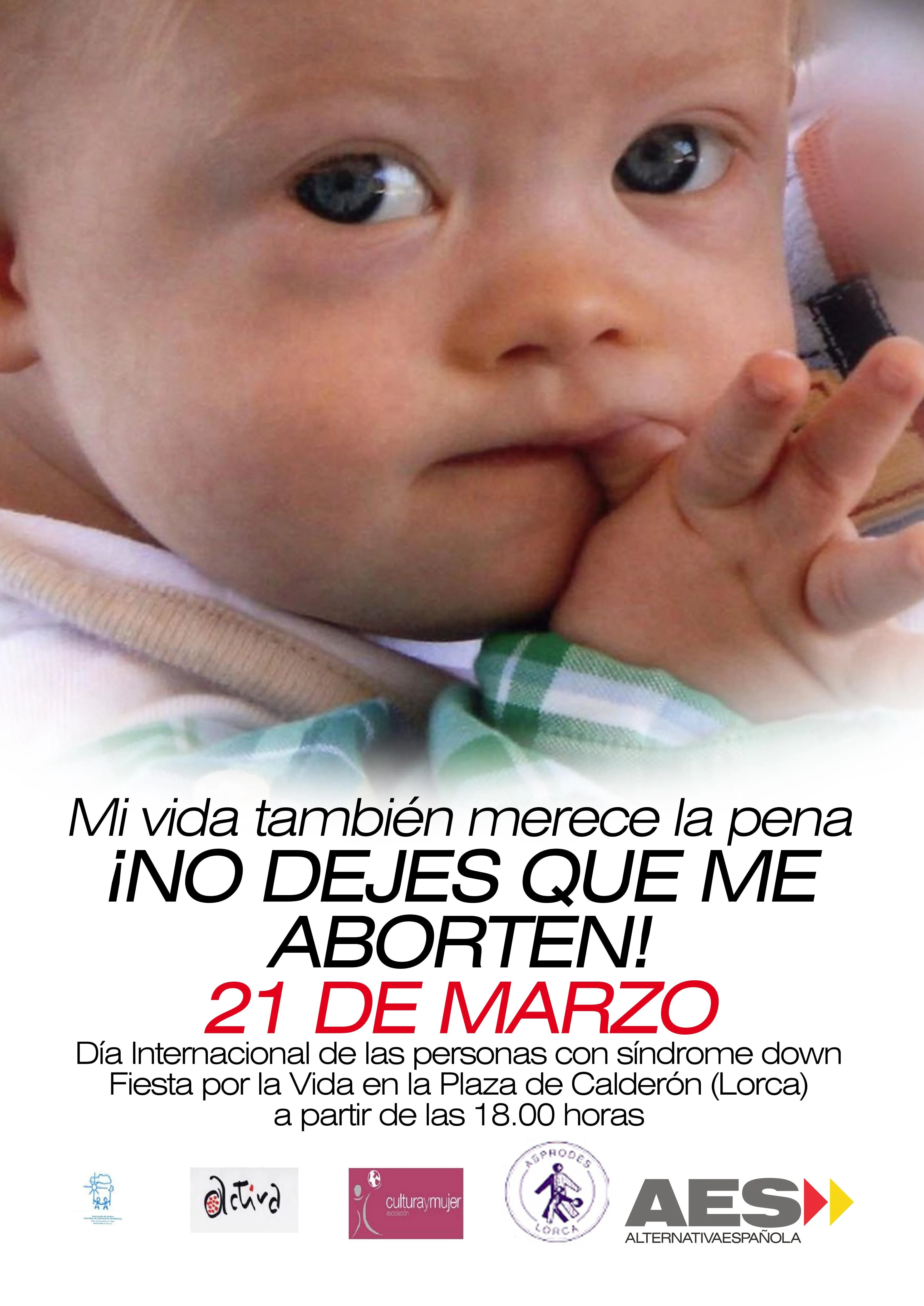 Acto festivo por el derecho a la vida de los discapacitados ...