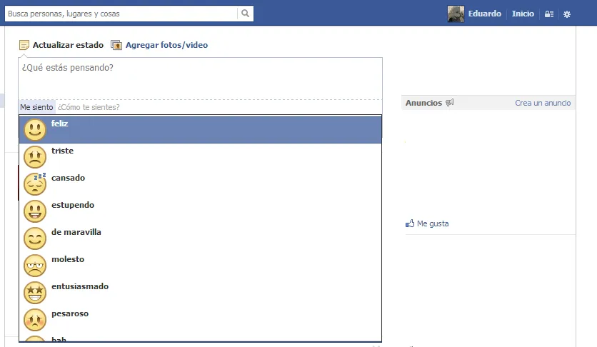 Actualizado) Tutorial: Actualiza tu estado de Facebook con ... Actualizado) Tutorial: Actualiza tu estado de Facebook con ...