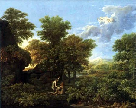 Adán y Eva en paraíso - Nicolas Poussin - como impresión artística ... Adán y Eva en paraíso - Nicolas Poussin - como impresión artística ...