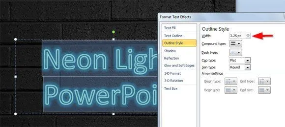 Add Neon Effect to PowerPoint Text | PowerPoint Presentation Add Neon Effect to PowerPoint Text | PowerPoint Presentation