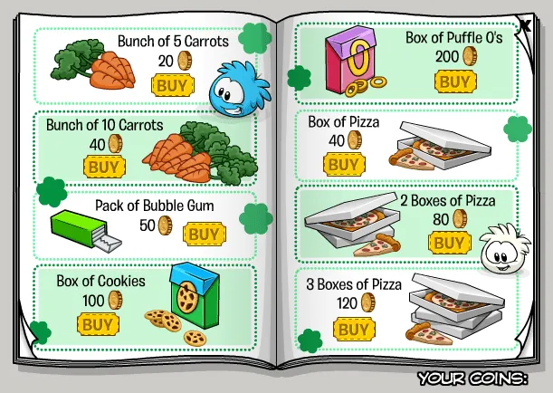 Adelanto de comida para Puffles | Club Penguin LxD (En Edicion)