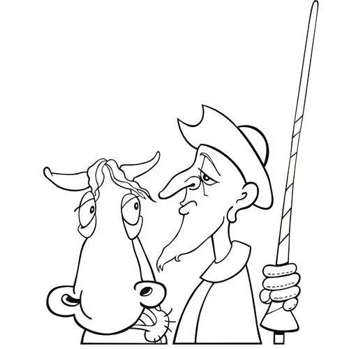 Adivinanza: Va montado en su borrico