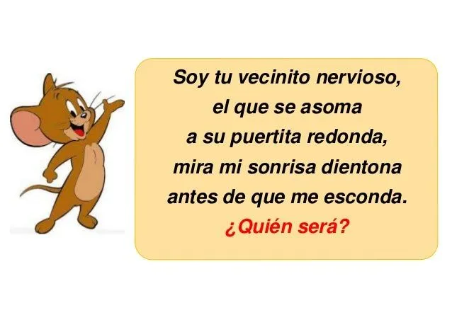 Adivinanza del raton