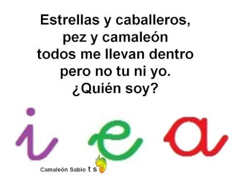 Adivinanzas y acertijos de las vocales (infantil) - YouTube Adivinanzas y acertijos de las vocales (infantil) - YouTube