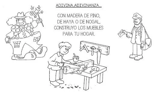 ADIVINANZA INFANTIL SOBRE OFICIOS ADIVINA ADIVINANZA DE PROFESIONES ADIVINANZA INFANTIL SOBRE OFICIOS ADIVINA ADIVINANZA DE PROFESIONES