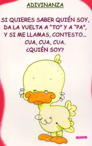 ADIVINANZAS Y RESPUESTAS