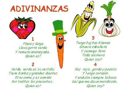 TE CUENTO UN CUENTO: Adivinanzas