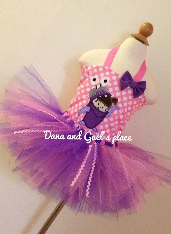 Adorable Monster inc Boo tutu and top por DanaandGaelsplace en Etsy