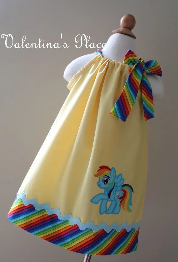 Adorable My little pony Rainbow Dash inspired pillowcase dress on ...