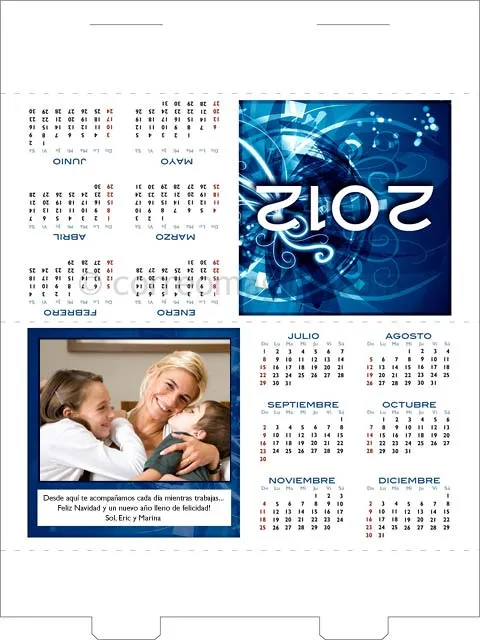 ADORAN AL NIÑO LOS PEQUES Y PECAS.: Calendario 2012 con tu foto.