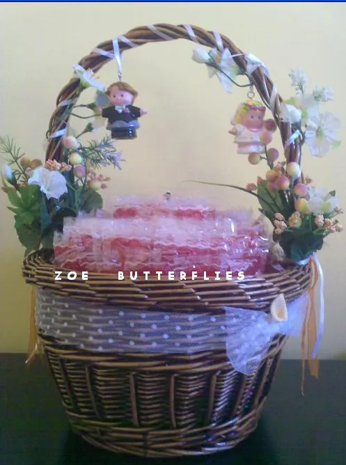 Decorar cestas para bodas - Imagui