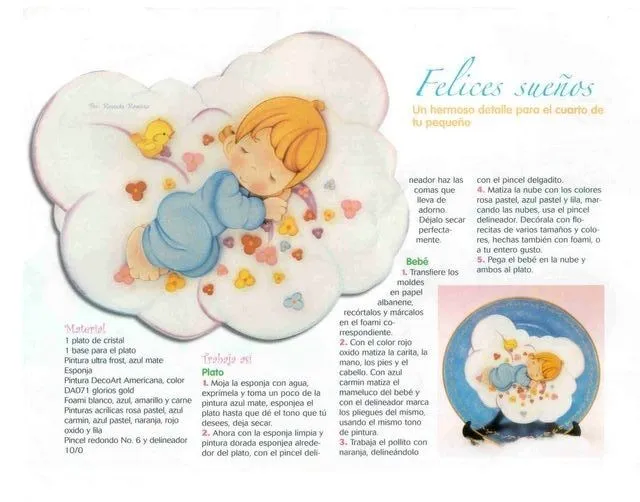 Adorno para el bebe Preciosos Momentos - Todo en Goma Eva