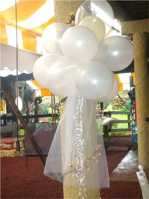 Fotos de arreglos de globos para bodas - Imagui