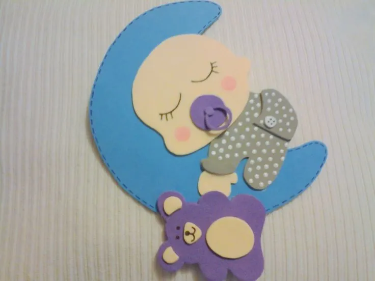 Adorno de goma eva para pared o puerta | My creations with foamy ... Adorno de goma eva para pared o puerta | My creations with foamy ...