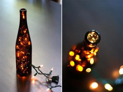 Adorno de Navidad con botella de vino - Ikkaro