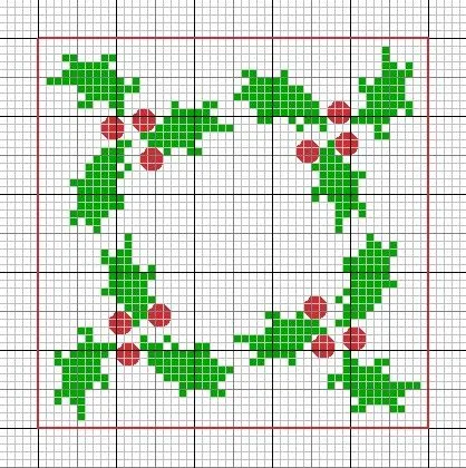 Adorno navideño | cenefas de flores