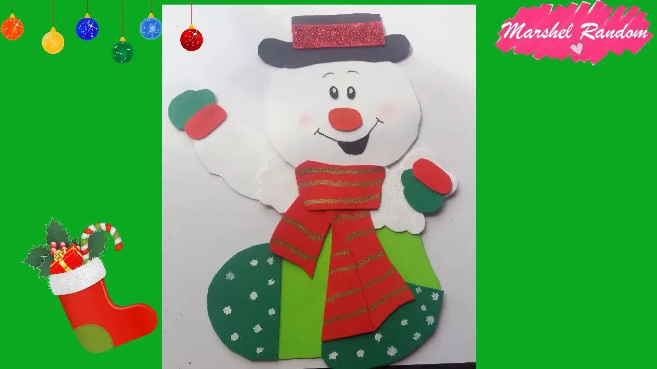 ADORNO NAVIDEÑO MUÑECO DE NIEVE ⛄ DIY MANUALIDADES - YouTube