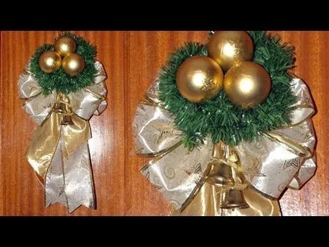 Adorno Navideño para la Puerta de Casa - DIY - Christmas ...