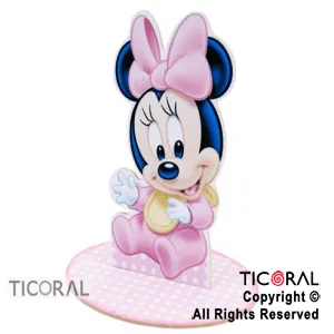 ADORNO PERSONAJE MINNIE BEBE EN FIBROFACIL X 1. Ticoral ...