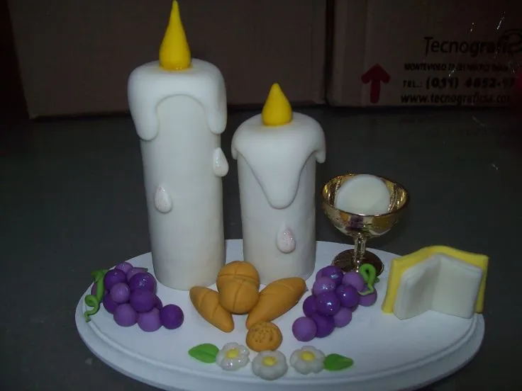 Adornos Para La Torta De Comunion | tortas decoradas con golosinas