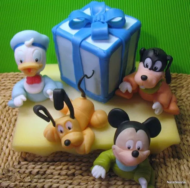 Adorno Para Torta Mickey Bebé - Baby Disney - Narartesana - $ 160 ... Adorno Para Torta Mickey Bebé - Baby Disney - Narartesana - $ 160 ...