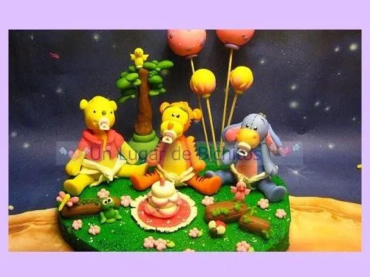 Adorno de Torta Winnie Pooh y Amigos | Adornos de Tortas MIOS ... Adorno de Torta Winnie Pooh y Amigos | Adornos de Tortas MIOS ...