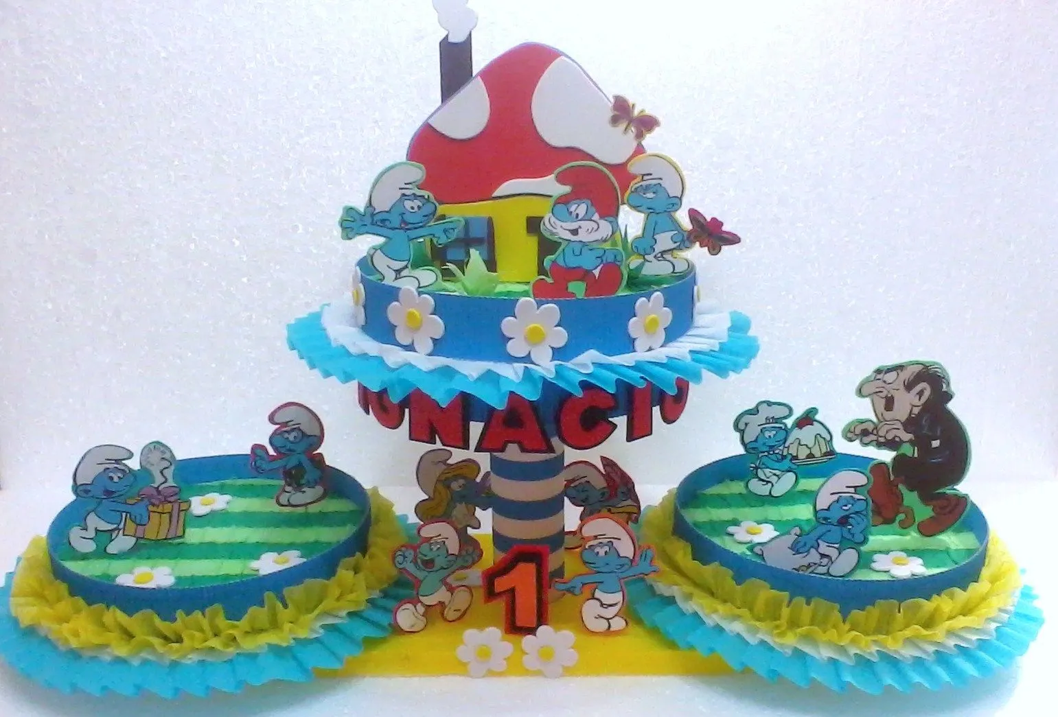 DECORACIONES INFANTILES: LOS PITUFOS