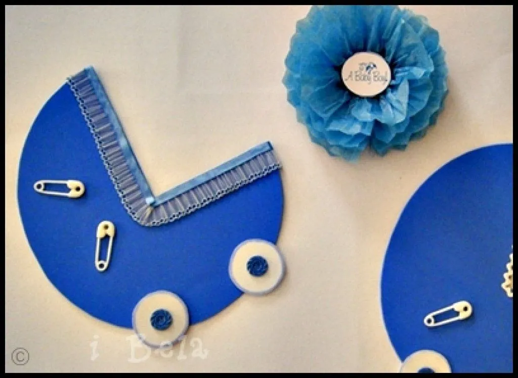 adornos de baby shower en foami | Aprender manualidades es facilisimo.