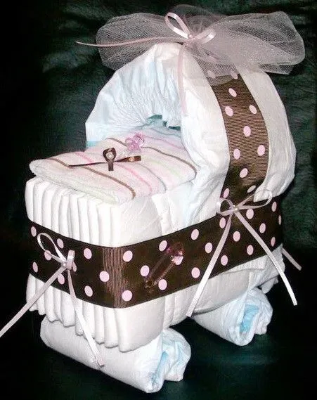 Adornos para baby shower con pañales - Imagui Adornos para baby shower con pañales - Imagui