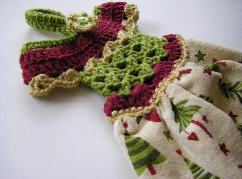 hilos-enredados: dressy towel -- crochet en la cocina