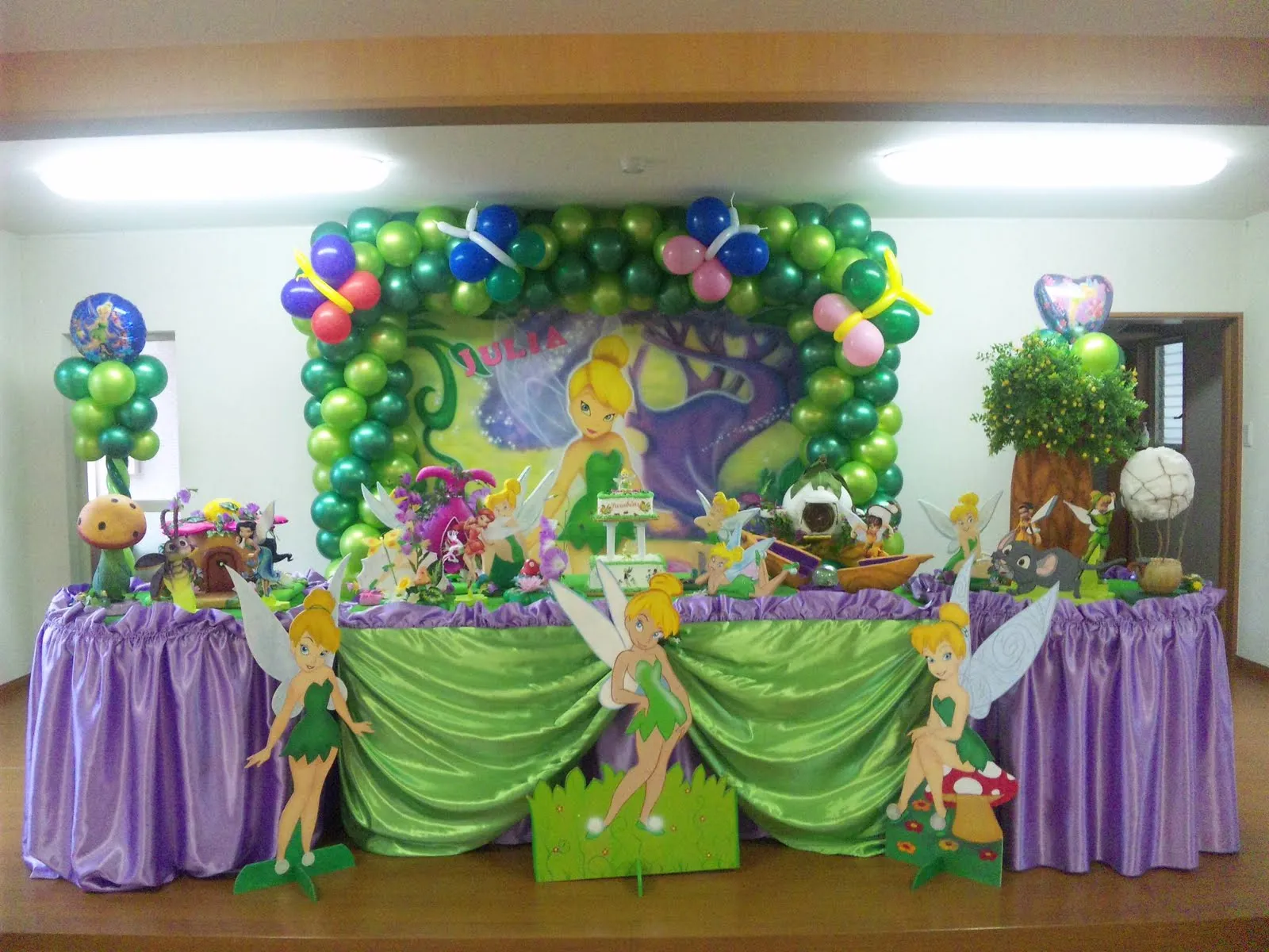 Decoración para fiestas infantiles de Tinkerbell hadas - Imagui