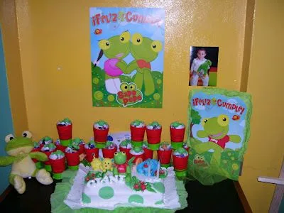 Decoración de cumpleaños de sapo pepe - Imagui