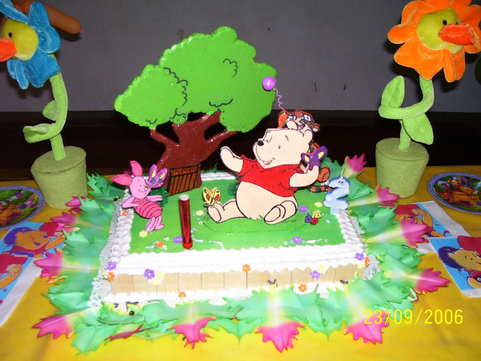 Adornos para cumpleaños de Winnie Pooh baby - Imagui