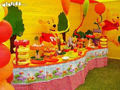 Decoración para fiestas infantiles: Winnie the Pooh : Decorando Mejor Decoración para fiestas infantiles: Winnie the Pooh : Decorando Mejor