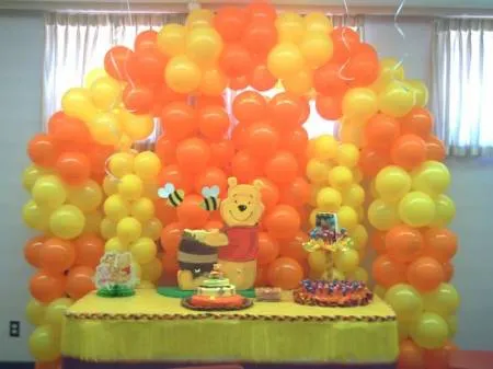 Decoración de cumpleanos de Winnie Pooh - Imagui