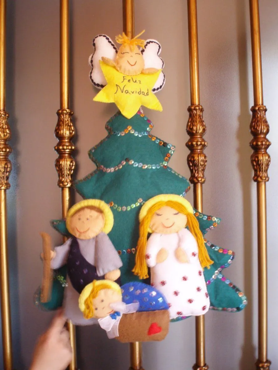Adornos en fieltro para Navidad | Manualidades Adornos en fieltro para Navidad | Manualidades