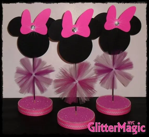 Centros de mesa baby shower niña Minnie - Imagui Centros de mesa baby shower niña Minnie - Imagui