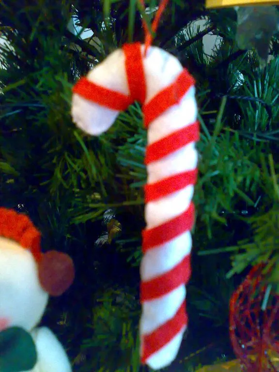 adornos de navidad en fieltro | Aprender manualidades es ...