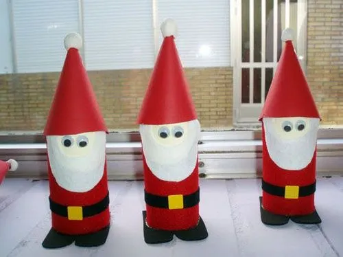 Adornos de navidad hechos con material reciclado | Manualidades ... Adornos de navidad hechos con material reciclado | Manualidades ...