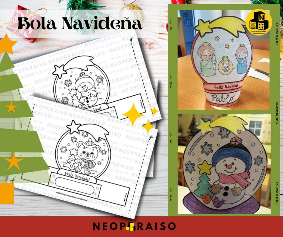 Adornos Navideños asomándose PDF Adornos Navideños asomándose PDF