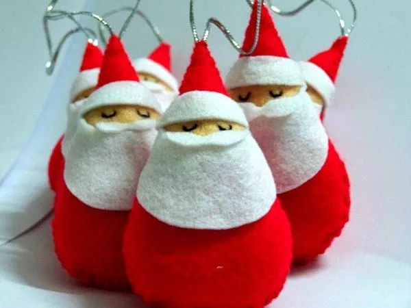 Adornos navideños de fieltro | Decoración Hogar, Ideas y Cosas ... Adornos navideños de fieltro | Decoración Hogar, Ideas y Cosas ...