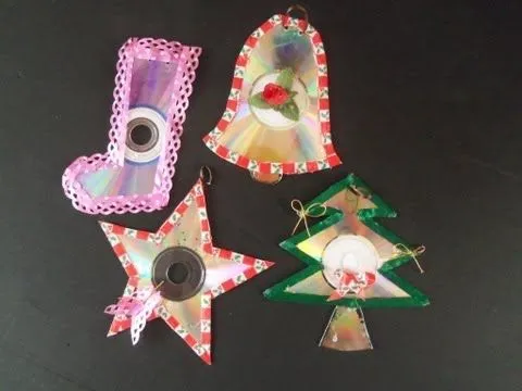 ADORNOS NAVIDEÑOS DE CDS RECICLADOS PAS - Youtube Downloader mp3