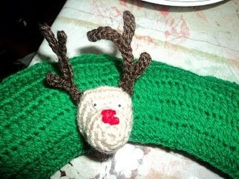 ADORNOS NAVIDEÑOS A CROCHET (RENOS TEJIDOS A GANCHILLO) - YouTube